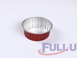 福乐佑FU110C-250金色圆形烘焙容器